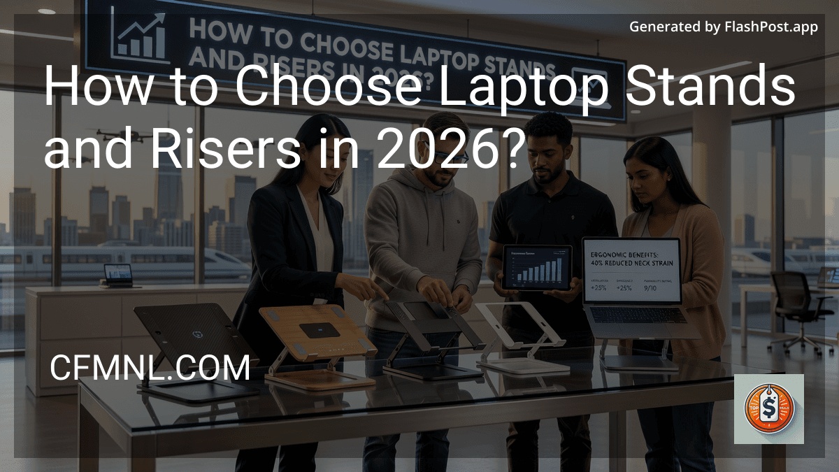 How to Choose Laptop Stands and Risers in 2026?