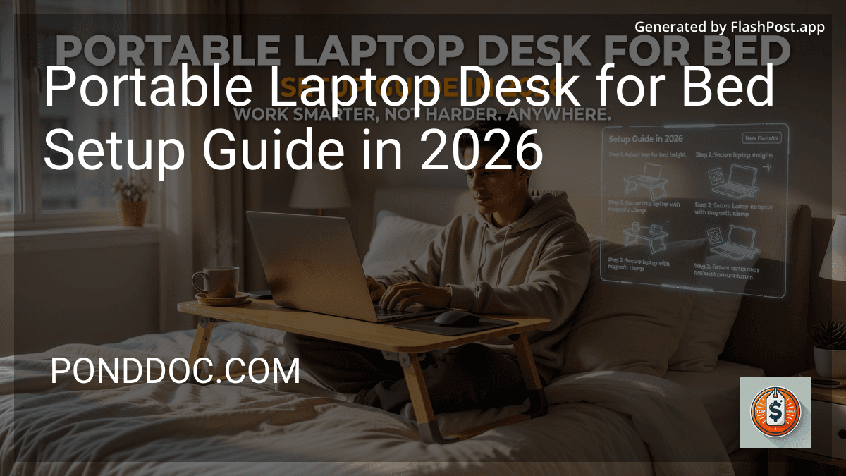 Portable Laptop Desk for Bed Setup Guide in 2026