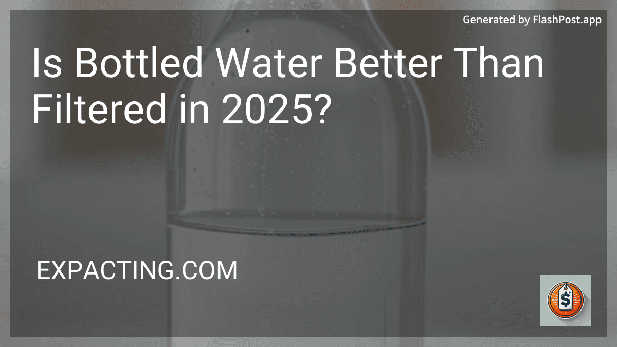Is Bottled Water Better Than Filtered in 2025? preview