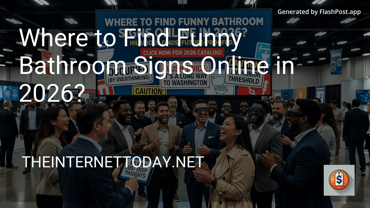 Where to Find Funny Bathroom Signs Online in 2026? preview