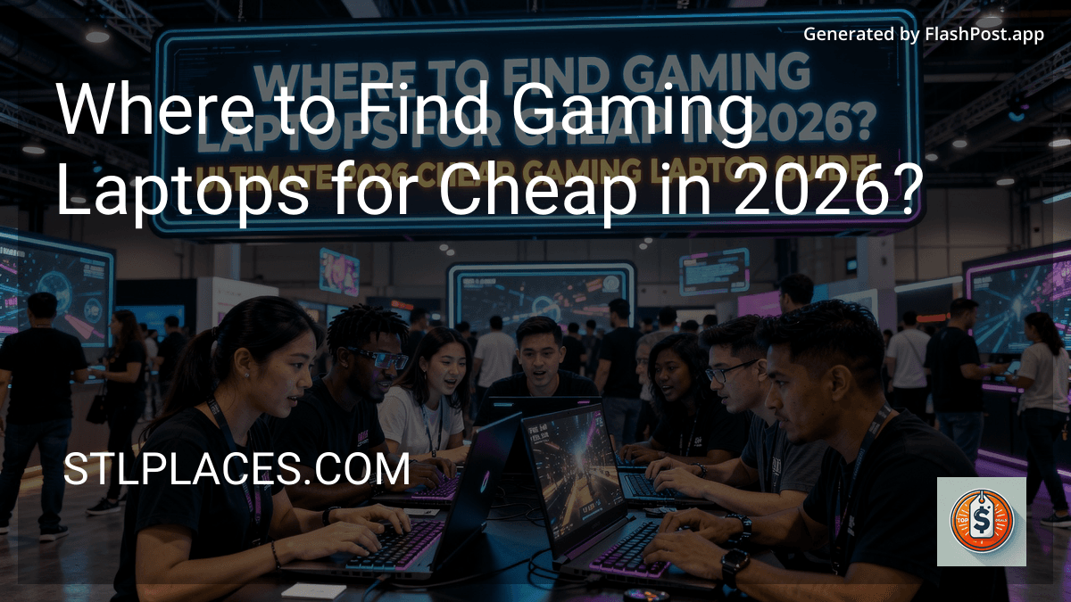 Where to Find Gaming Laptops for Cheap in 2026?