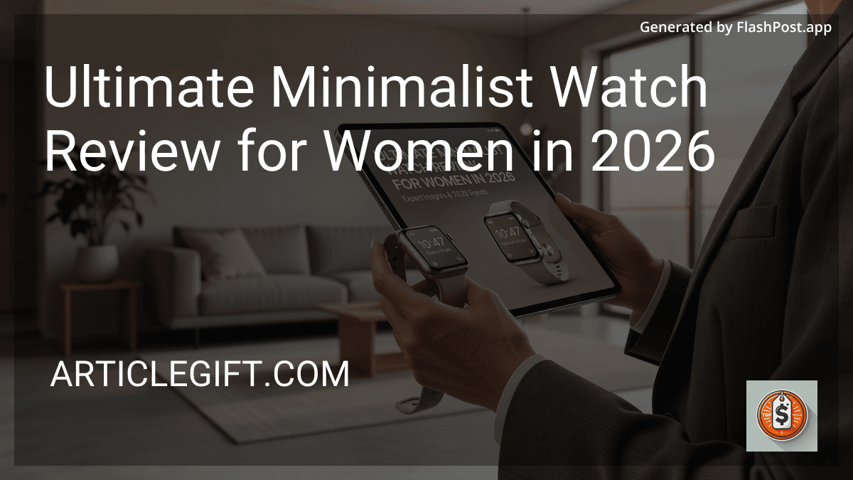Ultimate Minimalist Watch Review for Women in 2026 preview