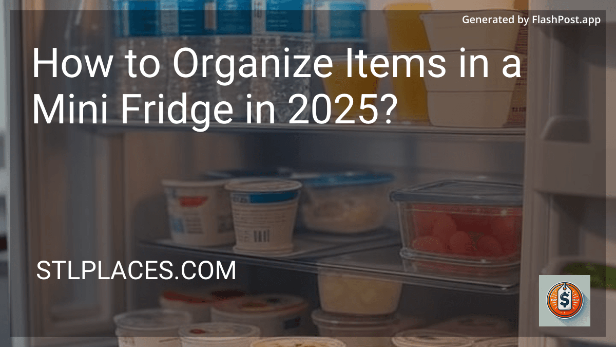 How to Organize Items in a Mini Fridge in 2025? preview