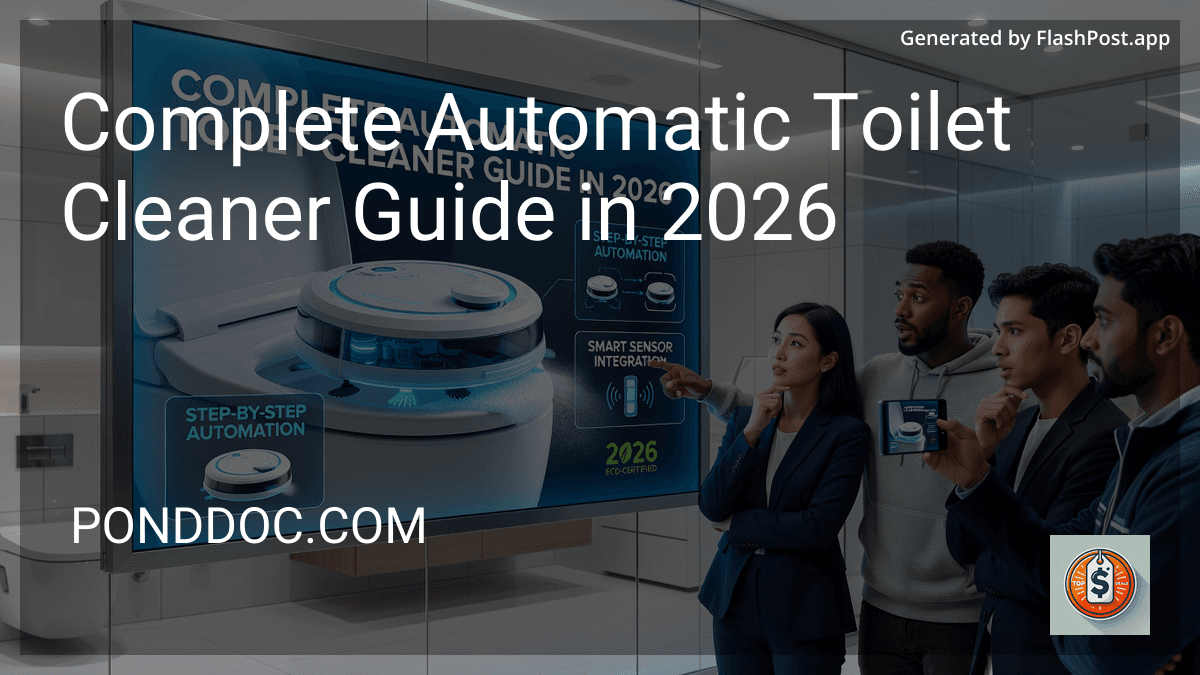 Complete Automatic Toilet Cleaner Guide in 2026 preview
