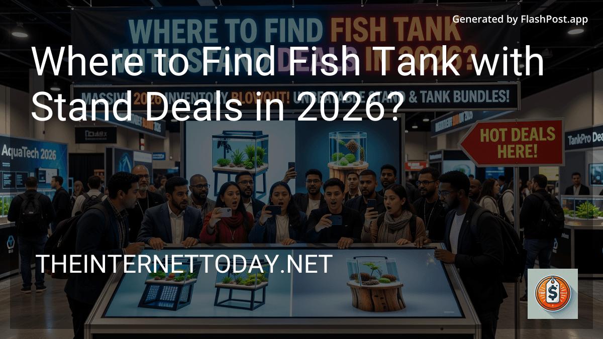 Where to Find Fish Tank with Stand Deals in 2026?