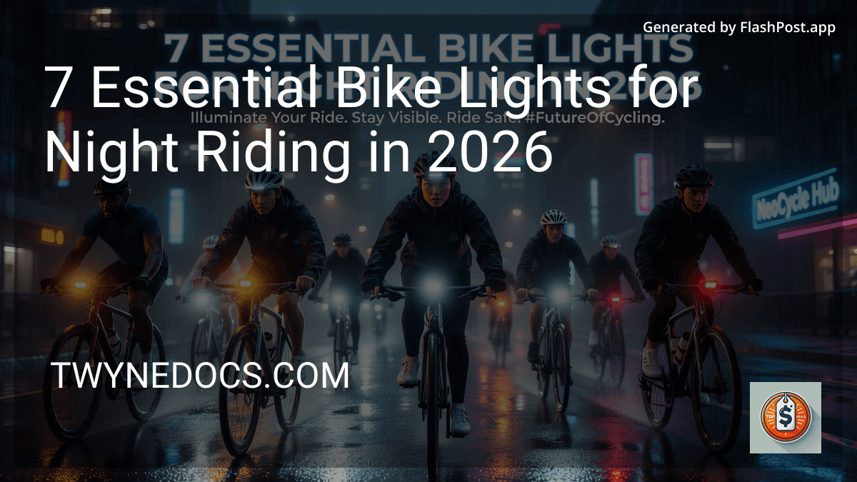 7 Essential Bike Lights for Night Riding in 2026 preview