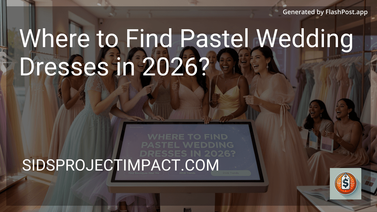 Where to Find Pastel Wedding Dresses in 2026? image