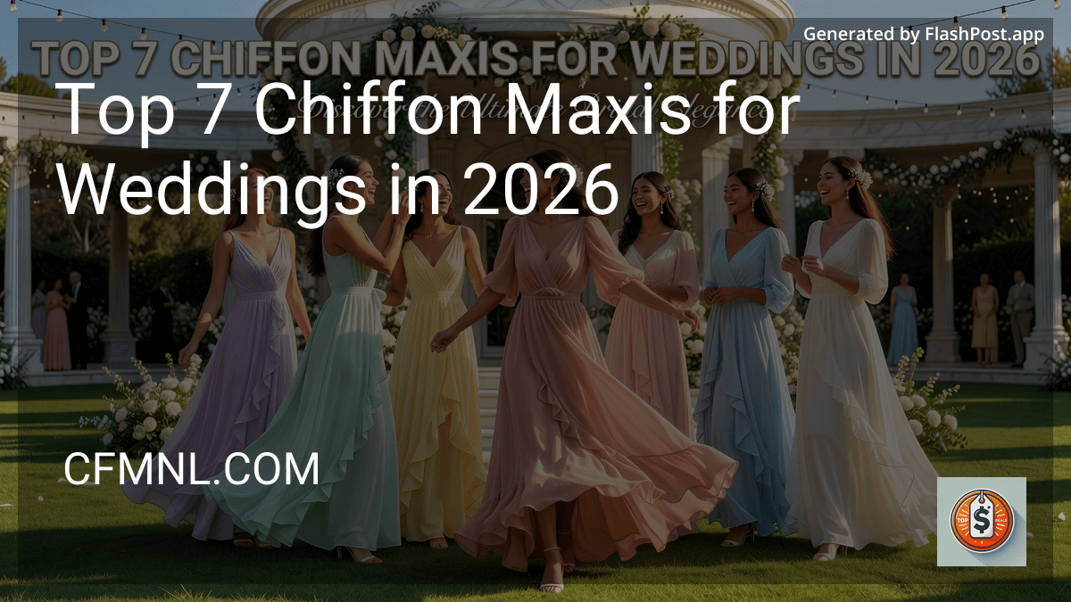 Top 7 Chiffon Maxis for Weddings in 2026 preview