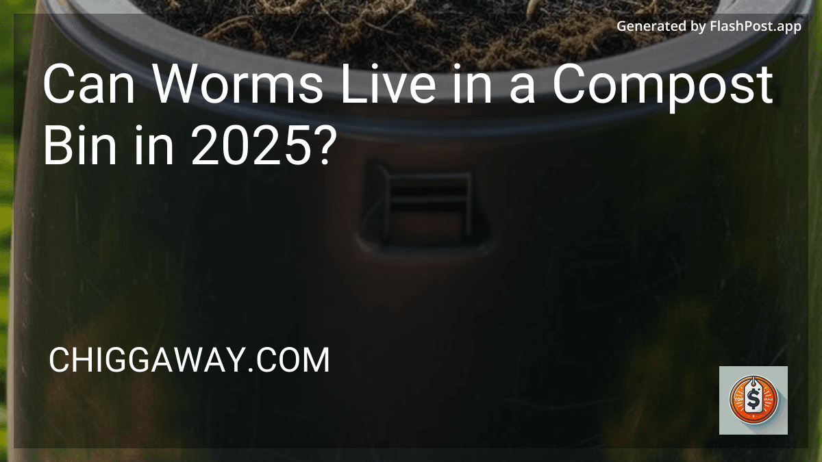 Can Worms Live in a Compost Bin in 2025? image