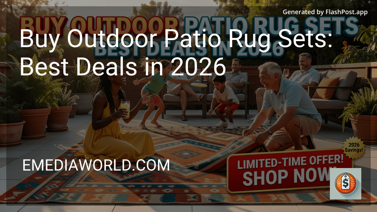 Buy Outdoor Patio Rug Sets: Best Deals in 2026 preview