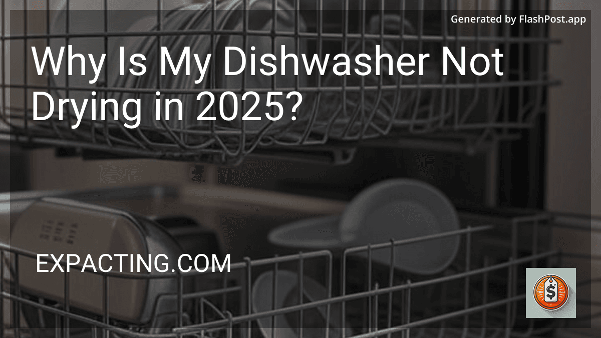 Why Is My Dishwasher Not Drying in 2025? preview