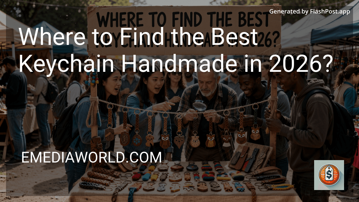 Where to Find the Best Keychain Handmade in 2026?