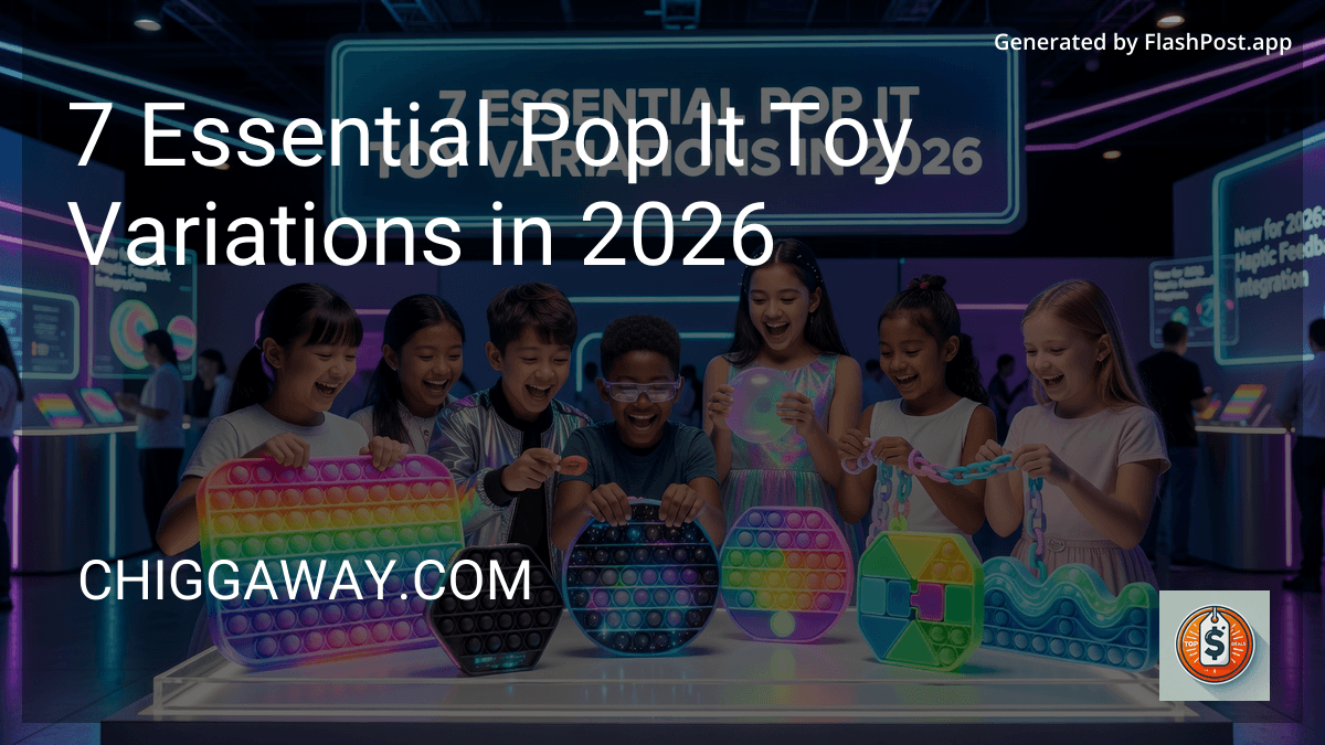 9 Essential Pop It Toy Variations in 2026 preview