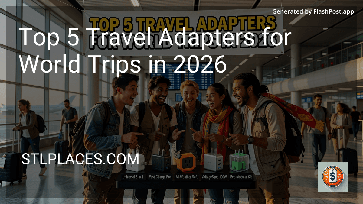 Top 5 Travel Adapters for World Trips in 2026 image
