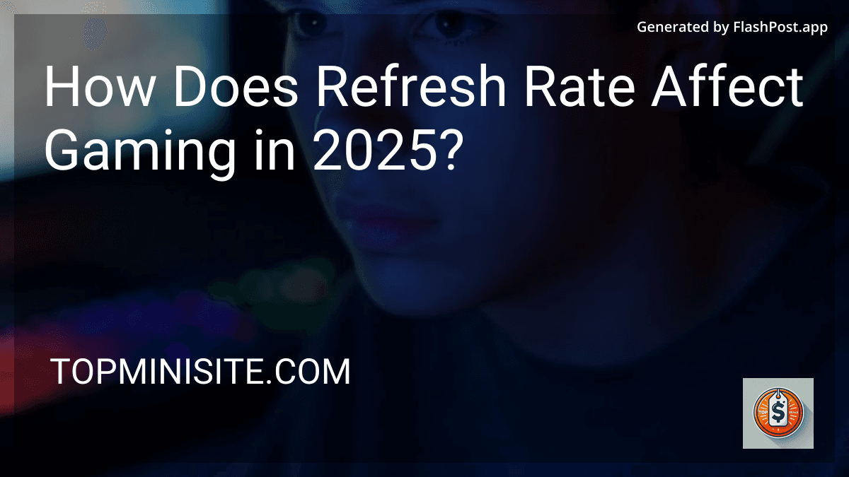 How Does Refresh Rate Affect Gaming in 2025? preview