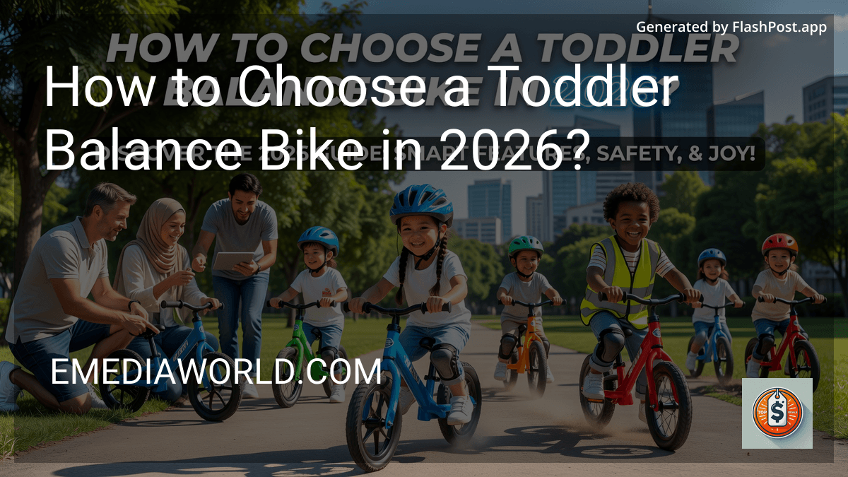 How to Choose a Toddler Balance Bike in 2026? preview