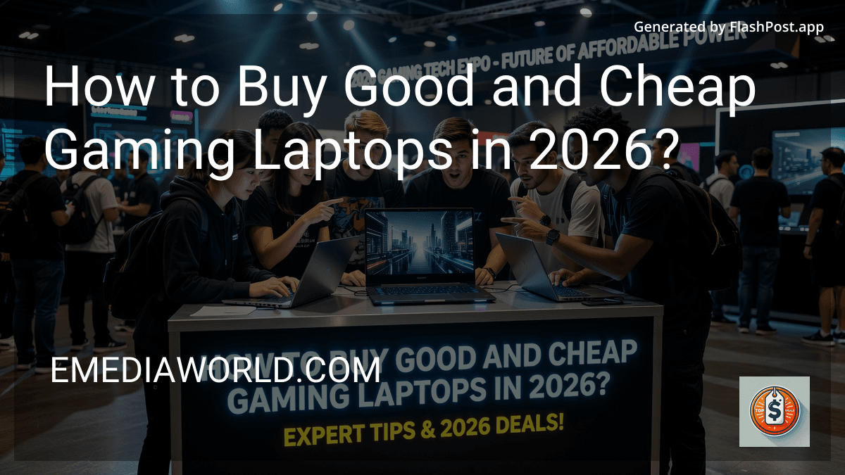 How to Buy Good and Cheap Gaming Laptops in 2026?