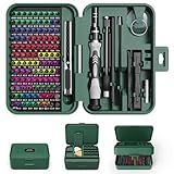 YOYSUN Mini Precision Screwdriver Set with Color-coded Identification, 132 in 1 Micro Magnetic Repair Tool Kits with Storage Box, 108 Bits,Small Manual Screw Driver Toolkits for iPhone/Mac/iPad/Table