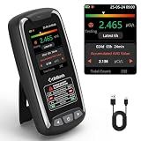 LifeBasis Portable Radon Detector, Fast 6H First Result, Rechargeable