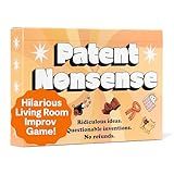 Patent Nonsense – Hilarious Improv Game for Idea People & Creative Thinkers - Creative Party Game Of Wacky Product Pitches - Unique Gifts For Men, Women & Teens - Ages 13+, 2-10 Players