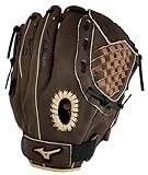 Mizuno GPP1100Y3 Prospect Series PowerClose Baseball Gloves, 11", Left Hand, Brown Tartan Flex Web