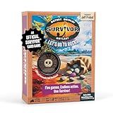 Exploding Kittens Survivor: Let’s Go to Rocks Game for Ages 8+, 2 to 6 Players, Strategy and Challenge Party Game with Rocks, Cards, and Immunity Necklace.