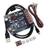 AOLDHYY Doesbot GRBL 1.1 A4988 Control Board CNC Controller Router CNC Engraving Machine Control Board 3018 3 Axis USB Control Laser Board Corexy Open Source with External Driver Interface