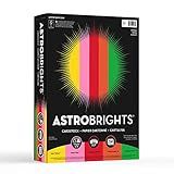 Astrobrights® Color Card Stock, 8 1/2" x 11", FSC® Certified, 65 Lb, Vintage Assortment, Pack Of 250 Sheets