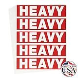 Tag-A-Room Color Coded Home Moving Alert Box Label Stickers (Heavy)