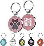 MYLUCKYTAG ID Tags Dog Tags - Pet Online Profile - Scan Receive Instant Location Alert Email