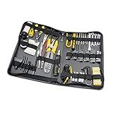 100 Piece Computer Technician Tool Kit for Repairing, Wiring, Cleaning, and Testing