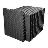 BalanceFrom Puzzle Exercise Mat 1" Thick, EVA Interlocking Foam Floor