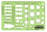 Rapidesign 1/8 Inch Banquet/Seminar Planner Template, 1 Each (R709)