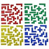 Replacement Parts for Mattel Blokus - BJV44 ~ Replacement Pieces - ONLY fits Blokus Game Model (1/2" Square Tiles)
