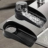 2 Pcs Dishwasher Air Gap ​Cover Water Ramp Silicone Splash ​Guard, 4° Overflow Spout Extender Universal Accessory for Dishwasher, Universal Replacement Dishwasher Air Gap