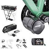 Varstrom TS-DZ2B TS-DZ8 TSDZ16 500W 750W 1000W Torque Sensor Mid Drive Kit -Upgraded Max 160N.m Torque&Power Ebike Conversion Kits,IP65 Waterproof