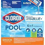 Clorox® Pool&Spa™ Shock XTRABLUE® Plus, Kills Bacteria & Algae in Swimming Pools, Swim-Ready in 15 Minutes, (6-Pack)