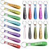 WOKAI 5-100 Bulk Custom Silicone Keychains - Personalized Text/Logo/Icon Keychain for Events, Customizable Key Chain Backpack Tags,Parties, Small Businesses, Souvenirs, Thanks, Commemorative Gifts