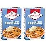 Cobbler Mix 10.58 oz. (Pack of 2) - Homemade Dessert in Minutes - Just Add Your Favorite Fruit - Apple, Peach, Berry and More by Louisiana Fish Fry