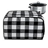 BAGSPRITE Slow Cooker Cover Compatible with Crock Pot and Hamilton Beach 6 7 8 Quart Slow Cooker, Oval Dust Cover, Appliance Covers