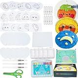 83Pcs Magic Puffy Paint, 3D Drawing Magic Canvas Sponge, Popcorn Texture Painting Kit, DIY Bubble Drawing Pens Art Supplies, 3D Magics Canvas Sponge Puffy Paint