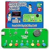 Code Piano Jumbo STEM Coding Toy for Kids 8-12+ and Teens. Learn Real C++ Coding Skills. Includes 40+ Online Projects & Songs in Block and Typed Programming. Boys & Girls Create Songs & Sound Effects.