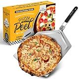 Checkered Chef Pizza Peel - Foldable 13" x 15" Aluminum Spatula Paddle