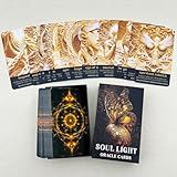 GZXINKE Soul Light Oracle Deck, Oracle Cards for Beginners, Spiritual Oracle Cards, Explore Cosmic Wisdom and Intuitive Insights