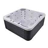 Bueno Spa Jersey 6 - Person 46 - Jet Acrylic Hot Tub with New Arctic Max Insulation, Stereo System, and Included Cover