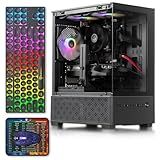Prebuilt Gaming PC Desktop Computer,Intel Core i5 up to 3.6GHz,RX560 Graphics Card with 4GB Video Memory,16GB RAM, 512GB SSD,Windows11 Home,WiFi 5.0,RGB Fan x4