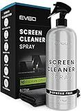 Screen Cleaner Spray and Wipe - TV Screen Cleaner for Smart TV and Electronic Devices: Computer, Laptop, Monitor, MacBook, iPhone - Microfiber Cloth Included - 1 Pack