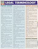 Legal Terminology QuickStudy Laminated Reference Guide (QuickStudy Law)