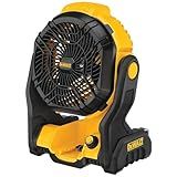 DEWALT 20V MAX Cordless Jobsite Fan, Battery Powered Rechargeable Fan Portable, Tool Only (DCE512B)