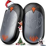 Magnetic Hand Warmers Rechargeable 2 Pack, Ergonomic Electric Hand Warmer, Up to 24hrs, Pocket Size Handwarmers,Warm Gifts for Raynauds, Golf, Men Women